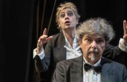 Maria Cassi e Leonardo Brizzi (Foto da comunicato stampa Teatro della Toscana)