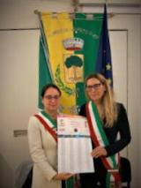 Un momento della cerimonia